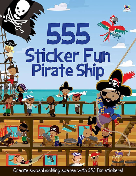 555 Sticker Fun Pirate Ship